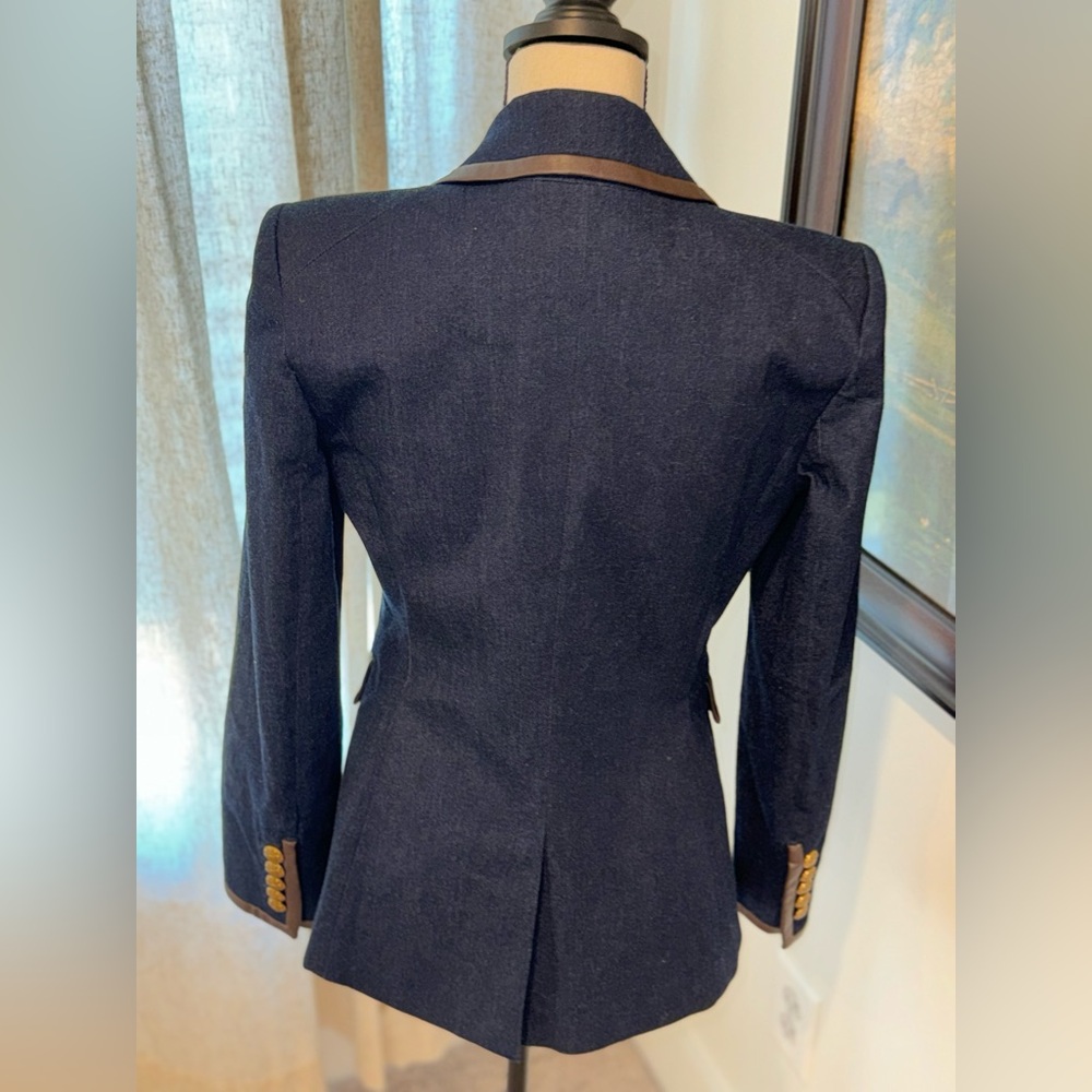 Veronica Beard Navy and Brown Blazer - Picture 16 of 16